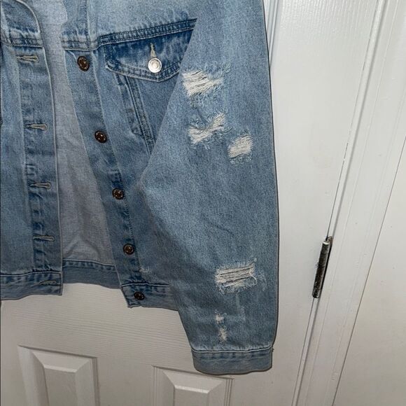 Forever 21 Light Blue Denim Jacket - Picture 6 of 7